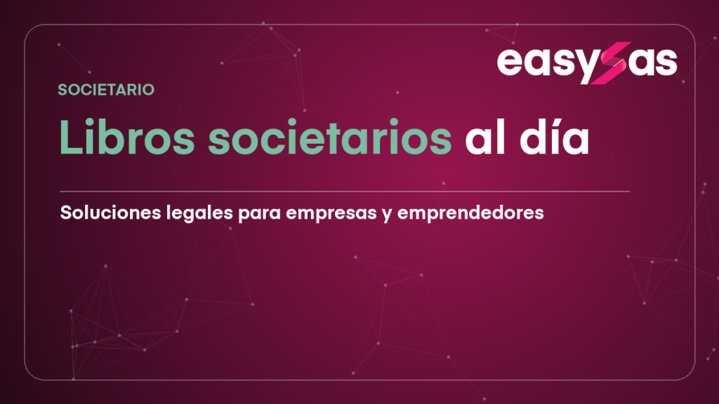 Libros societarios obligatorios de una compañía