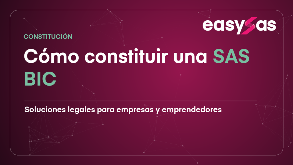 constituir una SAS BIC
